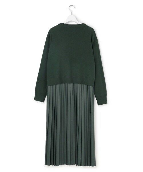 S size ONWARD(小さいサイズ) / エスサイズオンワード ドレス | ニットセットアップ プリーツコンビ ワンピース | 詳細2
