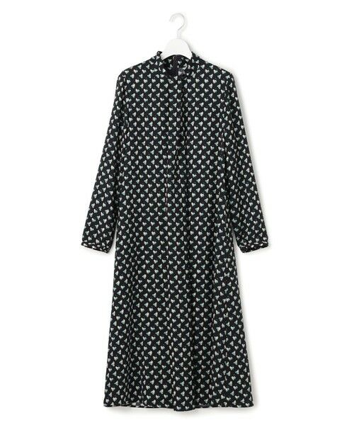 S size ONWARD(小さいサイズ) / エスサイズオンワード ロング・マキシ丈ワンピース | モダンアートプリント ワンピース | 詳細13