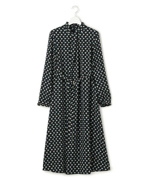 S size ONWARD(小さいサイズ) / エスサイズオンワード ロング・マキシ丈ワンピース | モダンアートプリント ワンピース | 詳細6