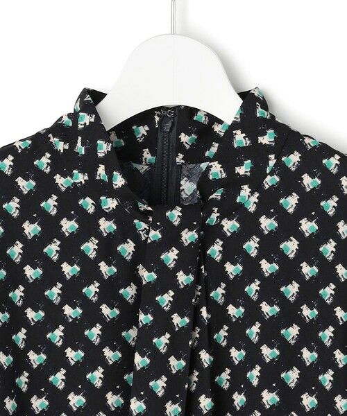 S size ONWARD(小さいサイズ) / エスサイズオンワード ロング・マキシ丈ワンピース | モダンアートプリント ワンピース | 詳細7