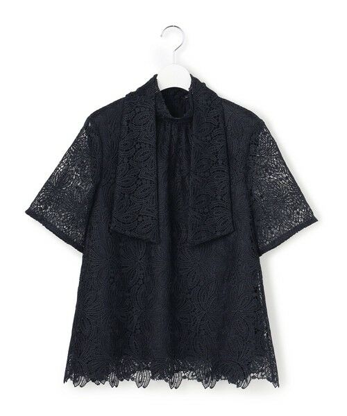 S size ONWARD(小さいサイズ) / エスサイズオンワード シャツ・ブラウス | 【APPLAUDIR】Brocheリボンブーケレース ブラウス | 詳細17