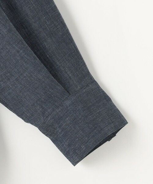 S size ONWARD(小さいサイズ) / エスサイズオンワード シャツ・ブラウス | 【セットアップ対応】ソフトリネンダンガリー シャツ | 詳細7