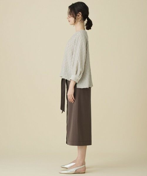 S size ONWARD(小さいサイズ) / エスサイズオンワード シャツ・ブラウス | 【セットアップ対応】ワッシャーカットジャカード ブラウス | 詳細2