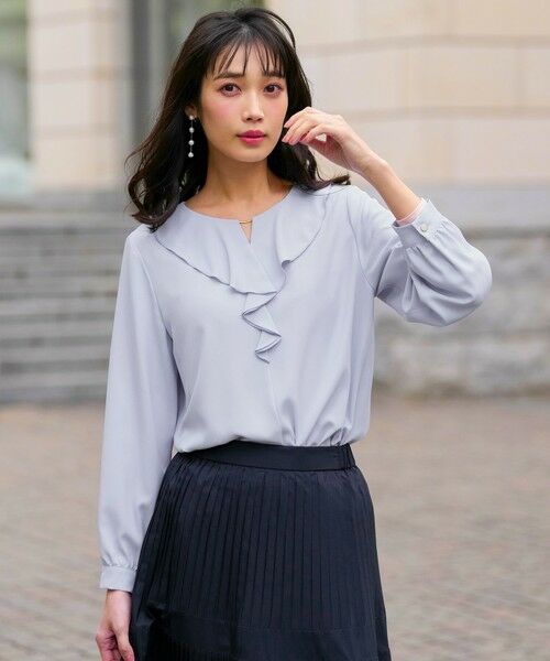 S size ONWARD(小さいサイズ) / エスサイズオンワード シャツ・ブラウス | フリル ブラウス | 詳細5