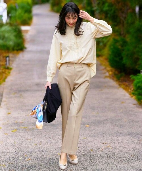 S size ONWARD(小さいサイズ) / エスサイズオンワード シャツ・ブラウス | フリルスタンド シャツ | 詳細5