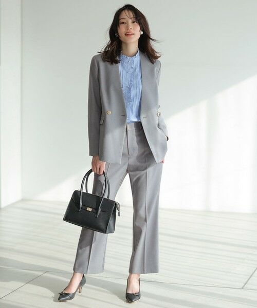 S size ONWARD(小さいサイズ) / エスサイズオンワード シャツ・ブラウス | フリルスタンド シャツ | 詳細15