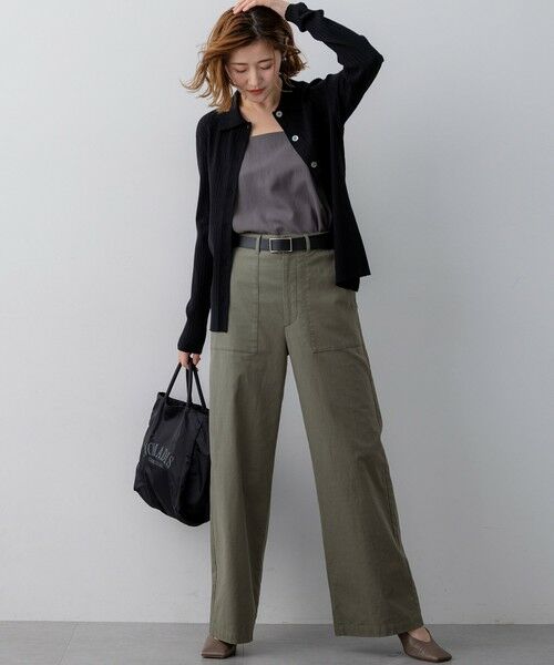 S size ONWARD(小さいサイズ) / エスサイズオンワード シャツ・ブラウス | ドレープツイル 2WAY キャミソール | 詳細2