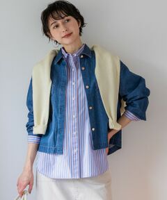 S size ONWARD(小さいサイズ) / エスサイズオンワード シャツ・ブラウス | ライトダンガリー デニムショートシャツ