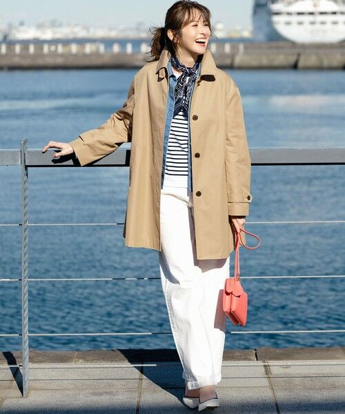 S size ONWARD(小さいサイズ) / エスサイズオンワード シャツ・ブラウス | ライトダンガリー デニムショートシャツ | 詳細3