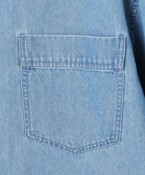 S size ONWARD(小さいサイズ) / エスサイズオンワード シャツ・ブラウス | ライトダンガリー デニムショートシャツ | 詳細14