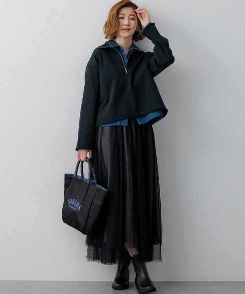 S size ONWARD(小さいサイズ) / エスサイズオンワード シャツ・ブラウス | ライトダンガリー デニムショートシャツ | 詳細19