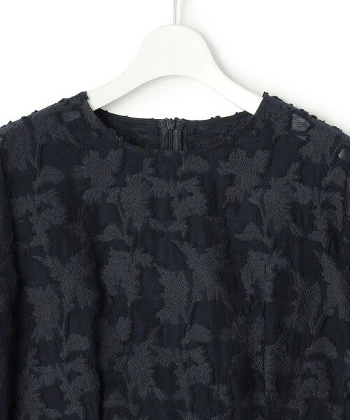 S size ONWARD(小さいサイズ) / エスサイズオンワード シャツ・ブラウス | ボタニカル カットジャガード ペプラムブラウス | 詳細11