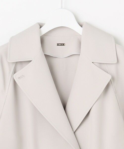 S size ONWARD(小さいサイズ) / エスサイズオンワード トレンチコート | 【2WAY】エレカジストレッチミドルトレンチ コート | 詳細9