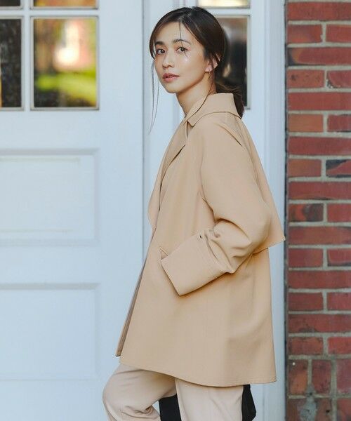 S size ONWARD(小さいサイズ) / エスサイズオンワード トレンチコート | 【2WAY】エレカジストレッチミドルトレンチ コート | 詳細21