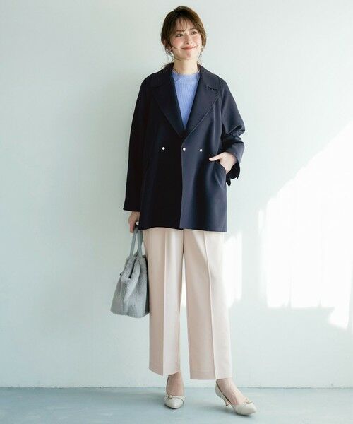 S size ONWARD(小さいサイズ) / エスサイズオンワード トレンチコート | 【2WAY】エレカジストレッチミドルトレンチ コート | 詳細27