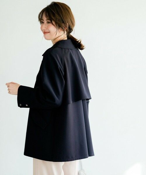 S size ONWARD(小さいサイズ) / エスサイズオンワード トレンチコート | 【2WAY】エレカジストレッチミドルトレンチ コート | 詳細21