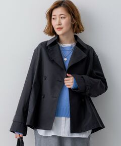 S size ONWARD(小さいサイズ) / エスサイズオンワード その他アウター | エアータンブラー TCギャバジン ハーフ コート