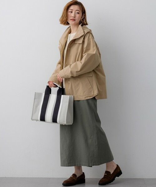 S size ONWARD(小さいサイズ) / エスサイズオンワード ブルゾン | マットエアリータフタ 2WAY ブルゾン | 詳細21