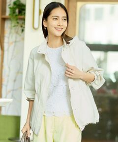 S size ONWARD(小さいサイズ) / エスサイズオンワード ブルゾン | コットンナイロンタッサー ブルゾン