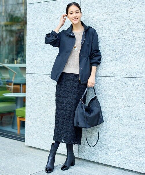 S size ONWARD(小さいサイズ) / エスサイズオンワード ブルゾン | コットンナイロンタッサー ブルゾン | 詳細23