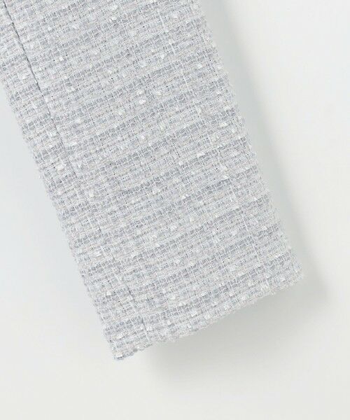 S size ONWARD(小さいサイズ) / エスサイズオンワード ノーカラージャケット | ノーカラーフリンジツイード ジャケット | 詳細13