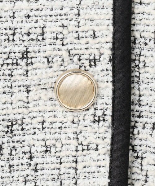 S size ONWARD(小さいサイズ) / エスサイズオンワード ノーカラージャケット | ネップツイード ジャケット | 詳細7