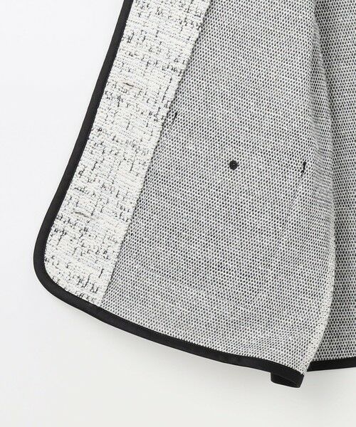 S size ONWARD(小さいサイズ) / エスサイズオンワード ノーカラージャケット | ネップツイード ジャケット | 詳細11