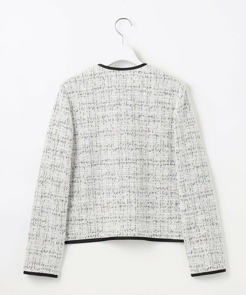 S size ONWARD(小さいサイズ) / エスサイズオンワード ノーカラージャケット | ネップツイード ジャケット | 詳細5