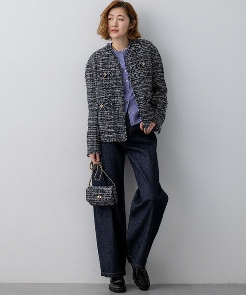 S size ONWARD(小さいサイズ) / エスサイズオンワード テーラードジャケット | 【VERY掲載】GIOLICAツイード ジャケット | 詳細19