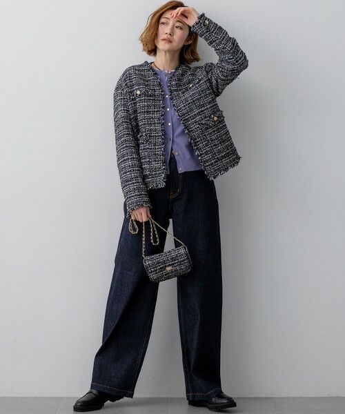 S size ONWARD(小さいサイズ) / エスサイズオンワード テーラードジャケット | 【VERY掲載】GIOLICAツイード ジャケット | 詳細20