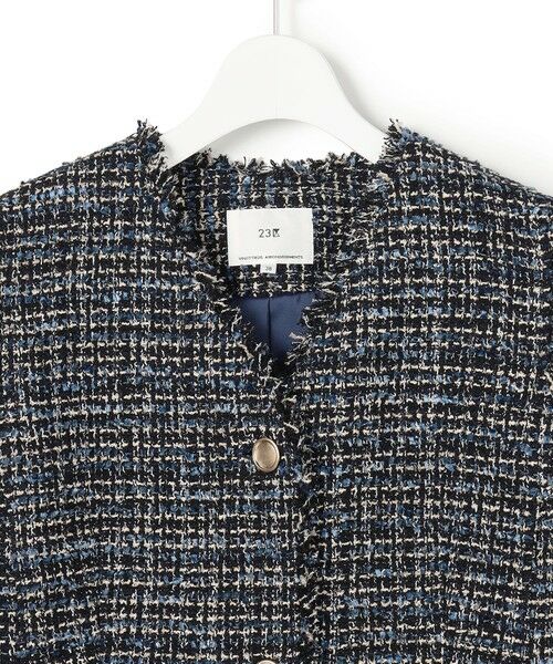 S size ONWARD(小さいサイズ) / エスサイズオンワード その他アウター | GIOLICAツイード フォルム ジレ | 詳細17