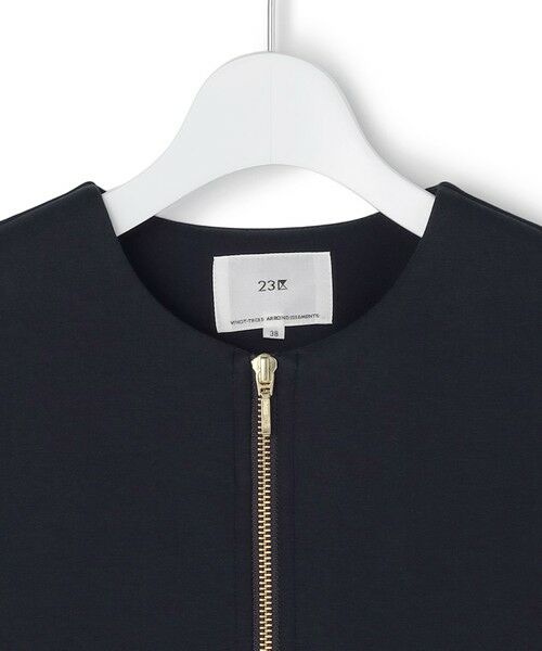 S size ONWARD(小さいサイズ) / エスサイズオンワード その他アウター | コットンダンボール ペプラム ジレ アウター | 詳細10