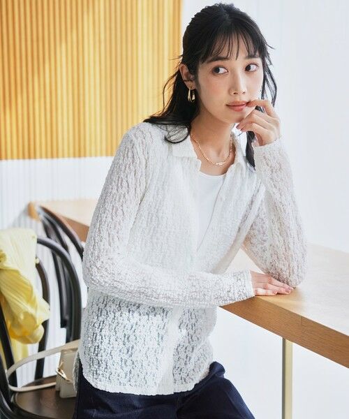 S size ONWARD(小さいサイズ) / エスサイズオンワード シャツ・ブラウス | レース シャツ | 詳細1