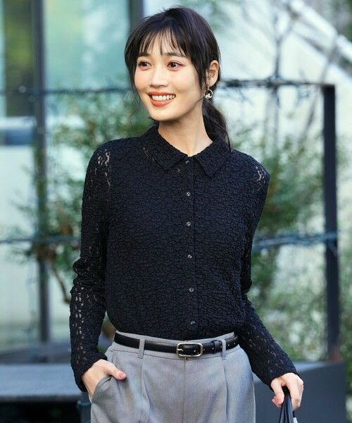 S size ONWARD(小さいサイズ) / エスサイズオンワード シャツ・ブラウス | レース シャツ | 詳細5