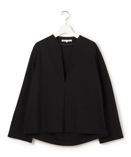 S size ONWARD(小さいサイズ) / エスサイズオンワード カットソー | コンパクトツイル Vネック カットソー | 詳細3