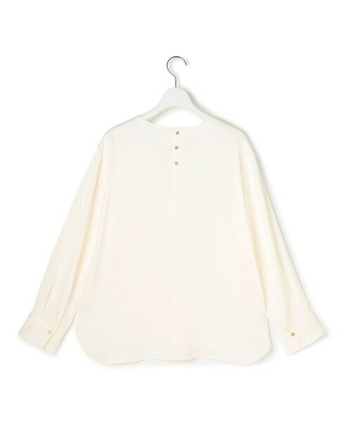 S size ONWARD(小さいサイズ) / エスサイズオンワード シャツ・ブラウス | カフスボタン サテンTEEブラウス | 詳細9
