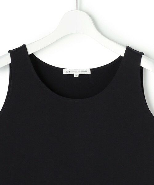 S size ONWARD(小さいサイズ) / エスサイズオンワード タンクトップ | ナチュラルコットンベア シアーペプラム タンクトップ | 詳細23
