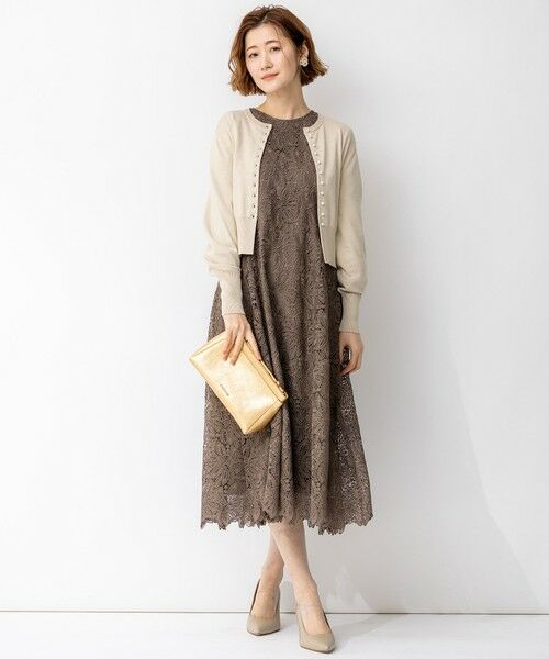 S size ONWARD(小さいサイズ) / エスサイズオンワード カーディガン・ボレロ | 【APPLAUDIR】コンパクト ラメカーディガン | 詳細10