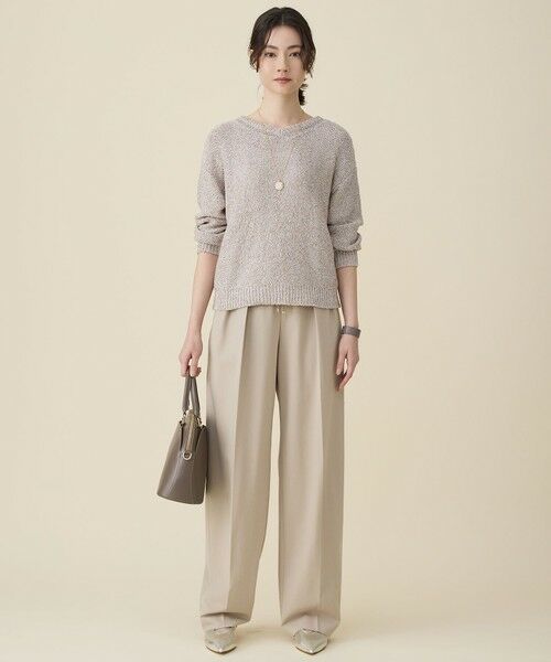 S size ONWARD(小さいサイズ) / エスサイズオンワード ニット・セーター | ラメノットスパングル ニット | 詳細1