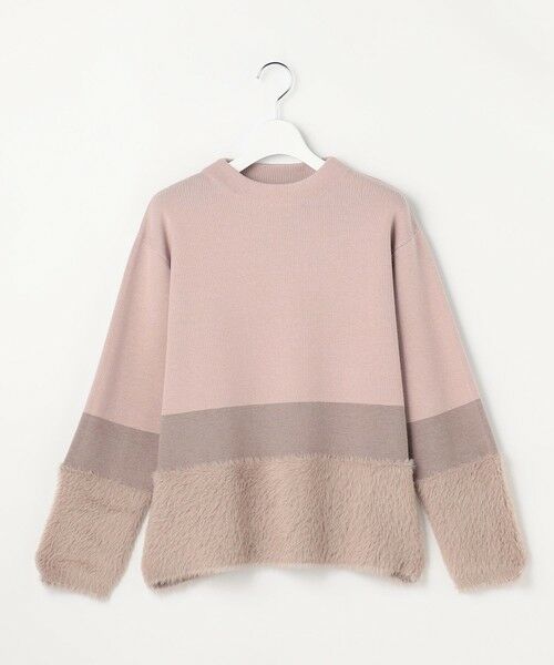 S size ONWARD(小さいサイズ) / エスサイズオンワード ニット・セーター | フェザーブロッキング ニット | 詳細11