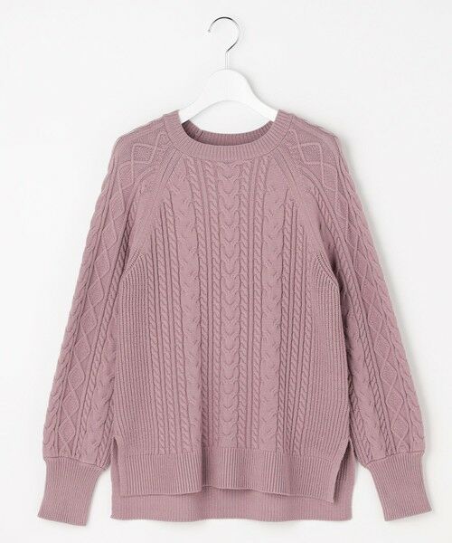 S size ONWARD(小さいサイズ) / エスサイズオンワード ニット・セーター | ケーブル ニット プルオーバー | 詳細3