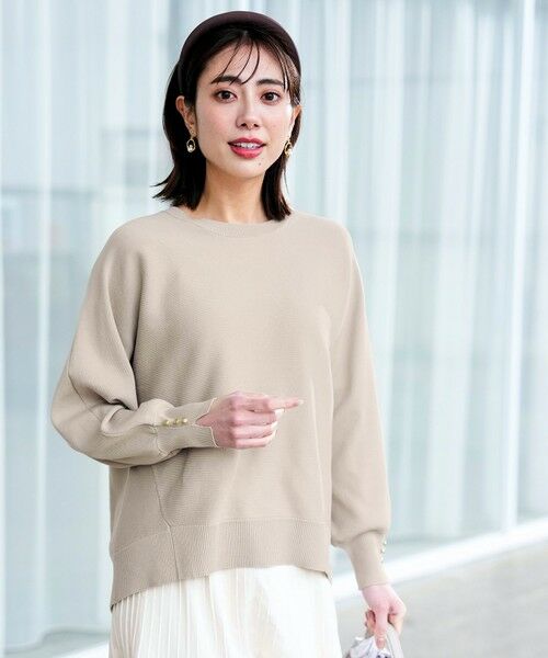 S size ONWARD(小さいサイズ) / エスサイズオンワード ニット・セーター | 【花粉リリース】ドルマン ニット | 詳細7