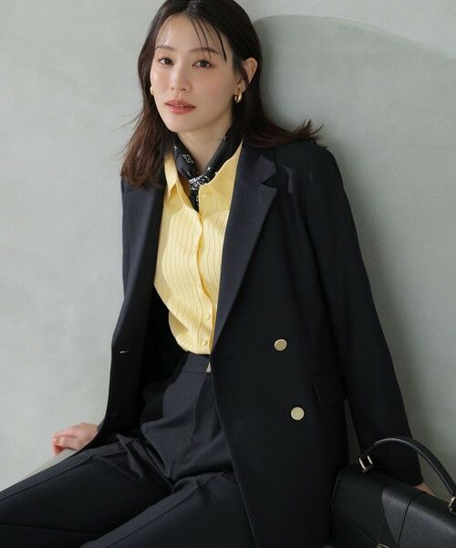 S size ONWARD(小さいサイズ) / エスサイズオンワード ニット・セーター | ポロカラーリブ ニット | 詳細11