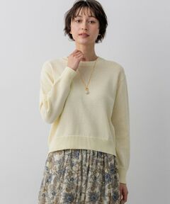 S size ONWARD(小さいサイズ) / エスサイズオンワード ニット・セーター | コットンギマ クルーネック ニット