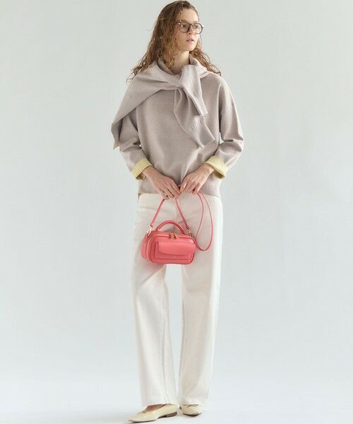 S size ONWARD(小さいサイズ) / エスサイズオンワード カーディガン・ボレロ | バイカラーダブルフェイス ニット カーディガン | 詳細1