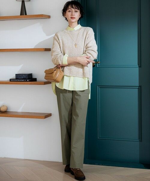 S size ONWARD(小さいサイズ) / エスサイズオンワード ニット・セーター | コットンコードミックス クロップド ニット | 詳細13