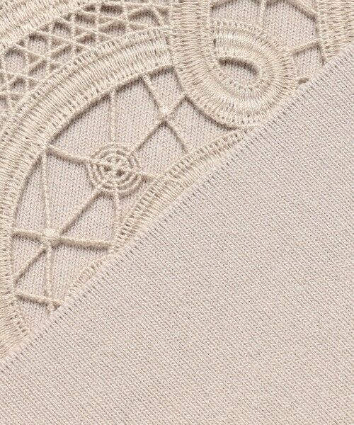 S size ONWARD(小さいサイズ) / エスサイズオンワード ベスト | エンブロイダリーレース ニットベスト | 詳細19