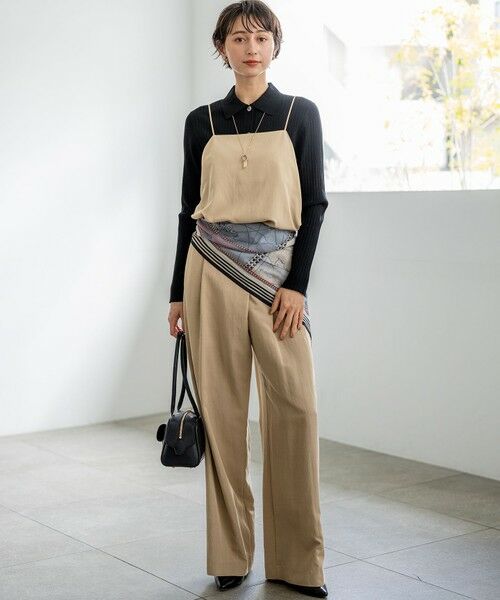 S size ONWARD(小さいサイズ) / エスサイズオンワード ニット・セーター | ワイドリブ ポロニット カーディガン | 詳細3