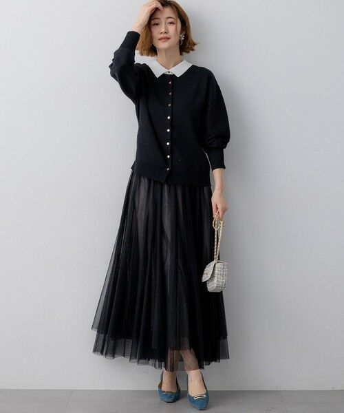 S size ONWARD(小さいサイズ) / エスサイズオンワード ニット・セーター | 【WEB&一部店舗限定】バイカラーデザイン 2WAY ニット | 詳細3