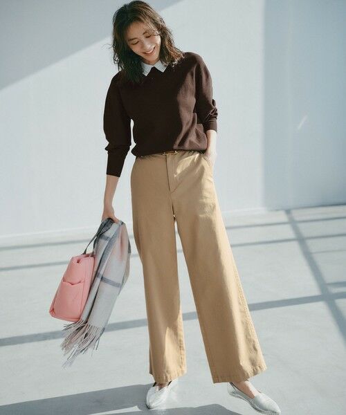 S size ONWARD(小さいサイズ) / エスサイズオンワード ニット・セーター | 【WEB&一部店舗限定】バイカラーデザイン 2WAY ニット | 詳細8